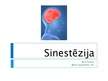 Презентация 'Sinestēzija - neiroloģisks fenomens', 1.