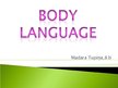 Презентация 'Body Language', 1.