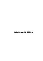 Реферат 'Inflācija Latvijā 2004.gadā', 1.