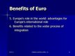 Презентация 'European Single Currency Euro', 10.