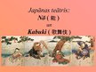 Презентация 'Japānas teātri - Nō un Kabuki', 1.