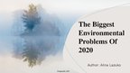 Презентация 'Environmental Problems in 2020', 1.