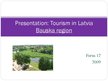 Презентация 'Tourism in Latvia. Bauska', 1.