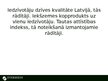 Презентация 'Iedzīvotāju dzīves kvalitāte Latvijā, tās rādītāji', 1.