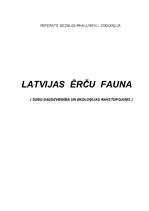 Реферат 'Latvijas ērču fauna', 1.
