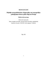 Бизнес план 'Mājokļu energoefektivitātes diagnostikas un termogrāfijas pakalpojuma biznesa pl', 1.
