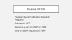 Презентация 'State succession- USSR to Russia', 5.