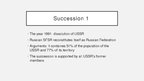 Презентация 'State succession- USSR to Russia', 7.