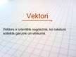 Презентация 'Vektori', 1.