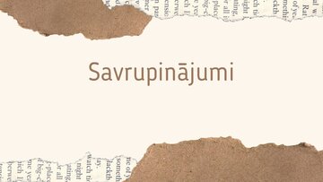 Презентация 'Savrupinājumi', 1.