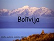 Презентация 'Bolīvija', 1.
