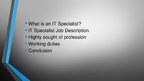 Презентация 'IT Specialist', 2.