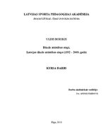 Конспект 'Džudo attīstības etapi. Latvijas džudo attīstības etaps (1992.-2009.gads)', 1.