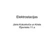 Презентация 'Elektrostacijas', 1.