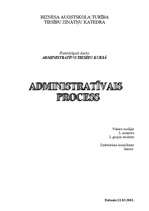 Конспект 'Administratīvais process', 1.