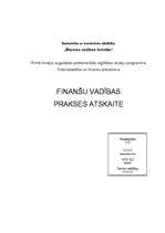 Отчёт по практике 'Finanšu vadība SIA "XXX"', 1.