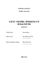 Реферат 'Lietu iedalījums', 1.