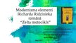 Презентация 'Modernisma elementi Richarda Rīdzinieka romānā “Zelta motocikls”', 1.
