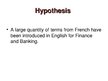 Отчёт по практике 'Linguistic Peculiarities in English for Finance and Banking: Usage of French Bor', 6.