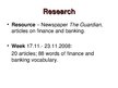 Отчёт по практике 'Linguistic Peculiarities in English for Finance and Banking: Usage of French Bor', 8.