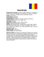 Конспект 'Rumānija', 1.