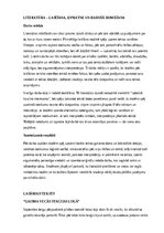 Конспект 'Literatūra – lasīšana, izpratne un radošā domāšana', 1.