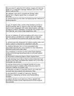 Конспект 'Discovering computers - input devices - glossary', 11.