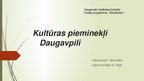 Презентация 'Kultūras pieminekļi Daugavpilī', 1.