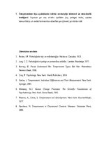 Конспект 'Temperamenta tipu psiholoģiskais raksturojums un to praktiskā nozīme', 13.