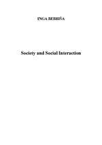 Конспект 'Society and Social Interaction', 1.