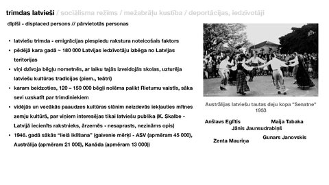 Презентация 'Latvija pēc 2. Pasaules kara (1945 - 1955)', 2.