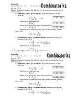 Конспект 'Kombinatorikas formulas', 1.