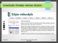 Презентация 'Elejas vidusskolas mājas lapas izstrāde', 16.