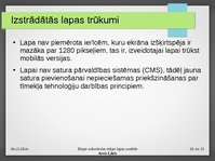 Презентация 'Elejas vidusskolas mājas lapas izstrāde', 20.