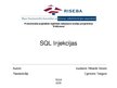 Презентация 'SQL injekcijas', 1.