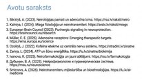 Презентация 'Adenozīns kā smadzeņu enerģijas un miera regulators', 26.