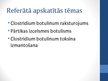 Реферат 'Clostridium botulinum baktērija, botulisms', 21.