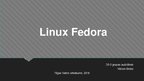 Презентация 'Operētājsistēma Linux Fedora', 1.