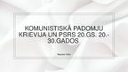 Презентация 'Komunistiskā Padomju Krievija un PSRS', 1.