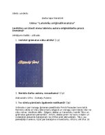 Конспект 'Darba lapa par grāmatu Dvēseļu Putenis', 1.