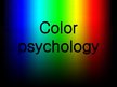 Презентация 'Color Psychology', 1.