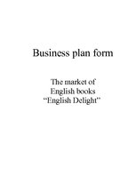 Конспект 'The Market of English Books "English Delight"', 1.