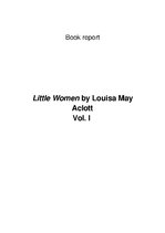 Конспект 'Book Report "Little Women"', 1.