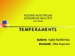 Презентация 'Temperaments', 1.