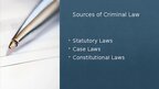 Презентация 'What is Criminal Law?', 9.