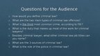 Презентация 'What is Criminal Law?', 19.