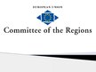 Презентация 'Committee of the Regions of the EU', 1.