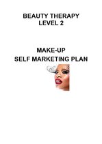 Конспект 'Make-up Self Marketing Plan', 1.