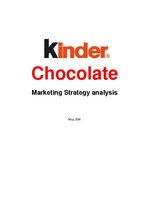 Реферат 'Kinder Chocolate Marketing Strategy Analysis', 1.