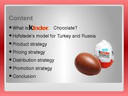 Реферат 'Kinder Chocolate Marketing Strategy Analysis', 15.